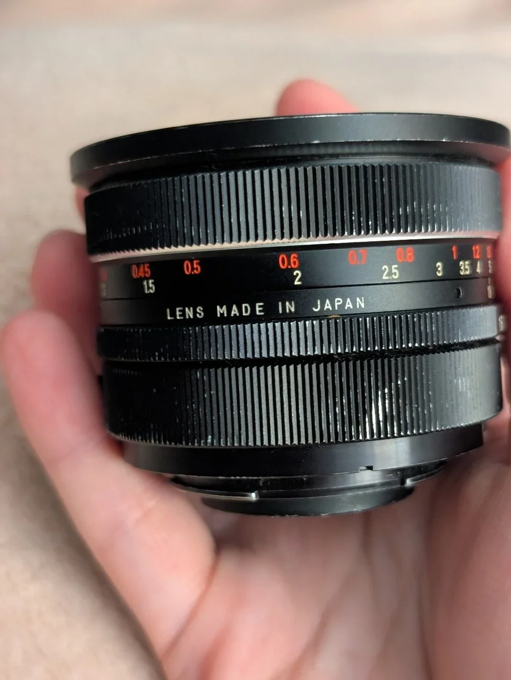 Vivitar 24mm f/2.8 manual focus wide-angle lens - scratch on lens (See Photos)
